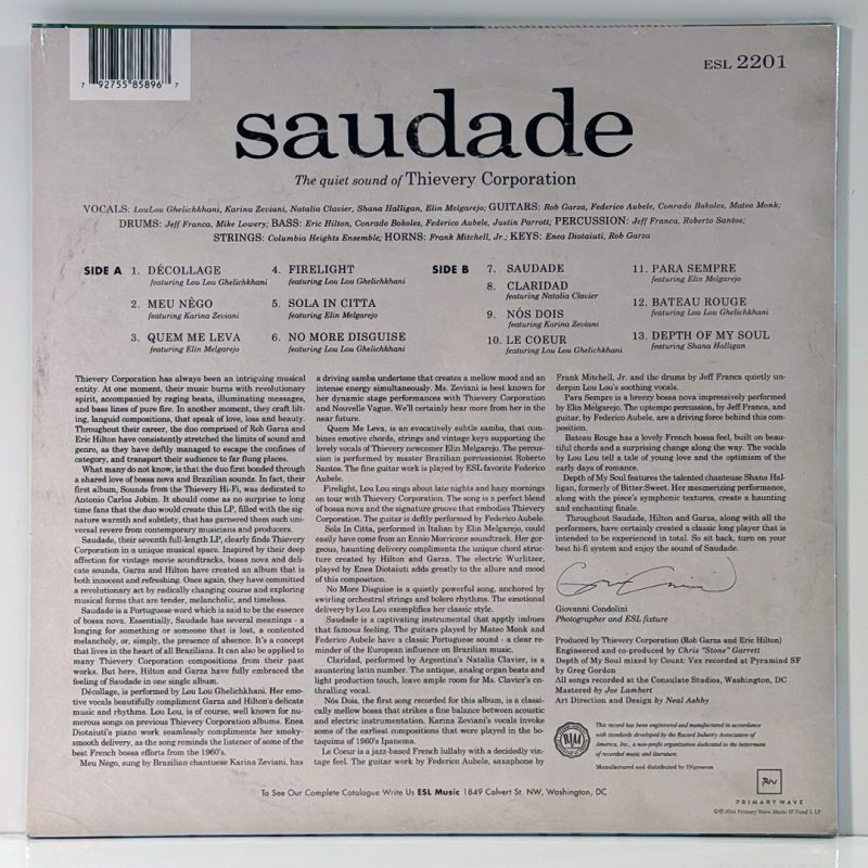 Thievery Corporation – Saudade